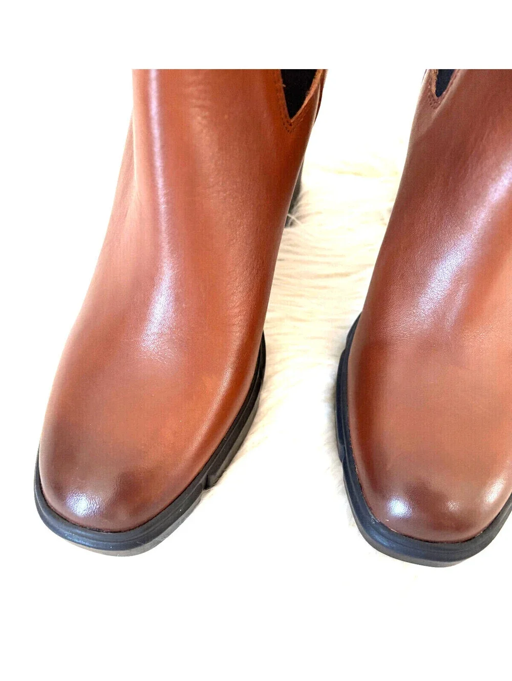 Steve Madden Women's Revised Fashion Booties Cognac Size 11M